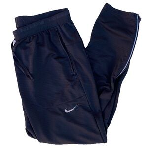 Nike Dri-FIT Phenom Black Essential Knit Running Pants Mens Sz Medium